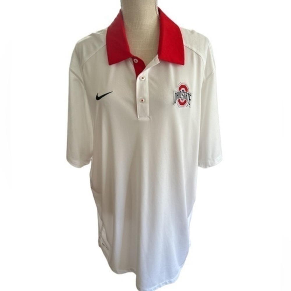 Nike‎ Ohio State polo shirt. Size 2X Dri  Fit material.​